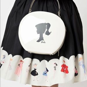Unique Vintage Barbie X round patent handbag